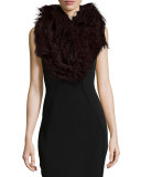 Mongolian Lamb Fur Boa Scarf