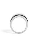 Crescent Dome Ring in Sterling Silver