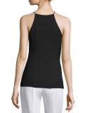 Camel Trek Sleeveless Cut-In Top