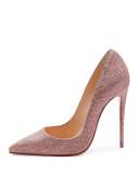 So Kate Glitter 120mm Red Sole Pump, Poudre