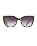 Winette Gradient Universal-Fit Cat-Eye Sunglasses, Black
