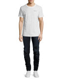 Arc 3D Distressed Slim Jeans, Black
