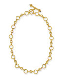 Siena Gold 19k Link Necklace, 17"L