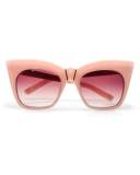 Kohl and Kaftans Cat-Eye Sunglasses, Pink/Rose Gold