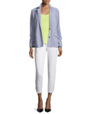 Soft Scoop-Neck Tank, Lime 
