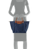 Le Pliage Medium Handbag, Navy