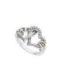 Sterling Silver Beloved Heart Ring, Size 7
