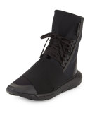 Qasa Men's High-Top Sneaker Boot, Black