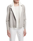 Callan Two-Tone Leather Jacket