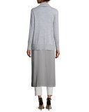 Cropped Skinny Organic Twill Pants