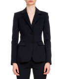 Fenice Two-Button Blazer, Navy