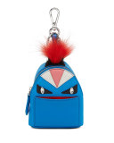 Mini Monster Backpack Charm for Handbag, Blue Multi