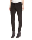 Mathias Corduroy Cropped Pants, Caviar Black