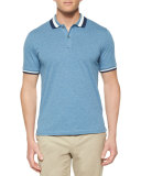 Short-Sleeve Tape-Tipped Polo Shirt