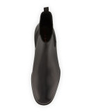 Rubber-Sole Chelsea Boot, Black