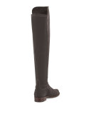 50/50 Suede Over-the-Knee Boot, Londra