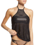 Change Agent High-Neck Tankini & Bandeau Swim Top