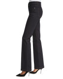 High-Waist Flare-Leg Jeans, Denim