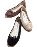 Cendrillon Metallic Suede Ballet Flat, Esprit