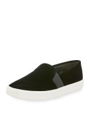 Blair-12 Velvet Skate Sneaker, Black