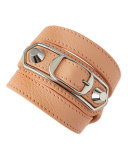 Classic Leather Wrap Bracelet, Pink