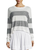 Linen-Blend Pull-On Shorts