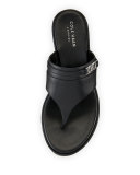 Lindy Grand Thong II Wedge Sandal, Black