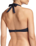 Halter Bustier Swim Top