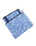 Voyageur Just in Case Moroccan Blue Tile Travel Duffel