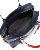Esplanade Medium Greca City Satchel Bag