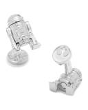Star Wars R2D2 Sterling Silver Cuff Links