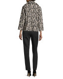 Belline Reversible Printed Jacket, Black/Multi