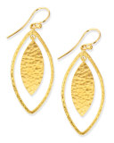 Willow Geo Marquise Drop Earrings