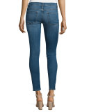Le Skinny De Jeanne Distressed Ankle Jeans, Jewell