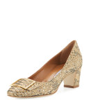 Durango Snake-Brocade 50mm Pump, Gold