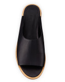 Lynnis Leather Slide Sandal, Black