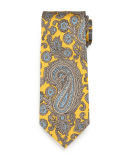Paisley-Print Silk Tie