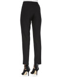 Hepburn Slim Stretch Pants, Black