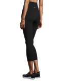 x kate spade new york cinched bow high-waist leggings, black