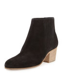 Haider Suede Bootie, Black