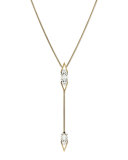 Montana Crystal Lariat Necklace