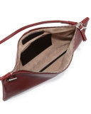 Happy Hour 10 Leather Pouch Shoulder Bag, Brick Red