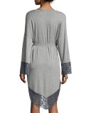 Nouveau Kimono Robe, Heather Gray