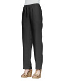 Straight-Leg Linen Pants