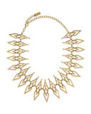 Dakota Brass Statement Necklace