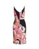 Judy Floral Ponte Sheath Dress, Multicolor