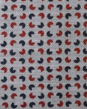 Abstract-Print Sport Shirt, Gray Pattern