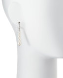 Graduated Pearl & Diamond Clip-On Earrings