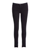 Le Skinny de Jeanne Raw Stagger-Hem Jeans, Film Noir