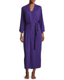 Shangri-La Jersey Long Robe, Royal Purple
